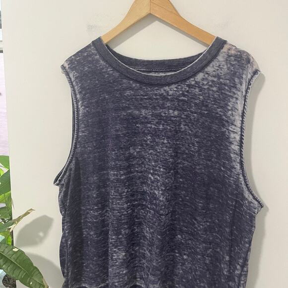 J. Crew Made In LA Blue Burnout Tank Size 2XL - Picture 2 of 7